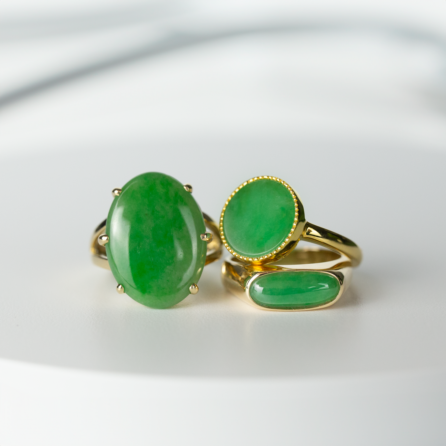 green jade rings jadeite jewelry
