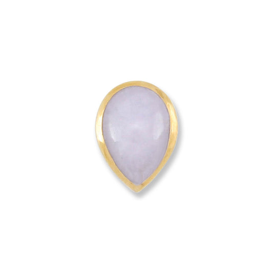 Lavender Jadeite Jade 14K Yellow Gold Tie Tack | UPC #298354
