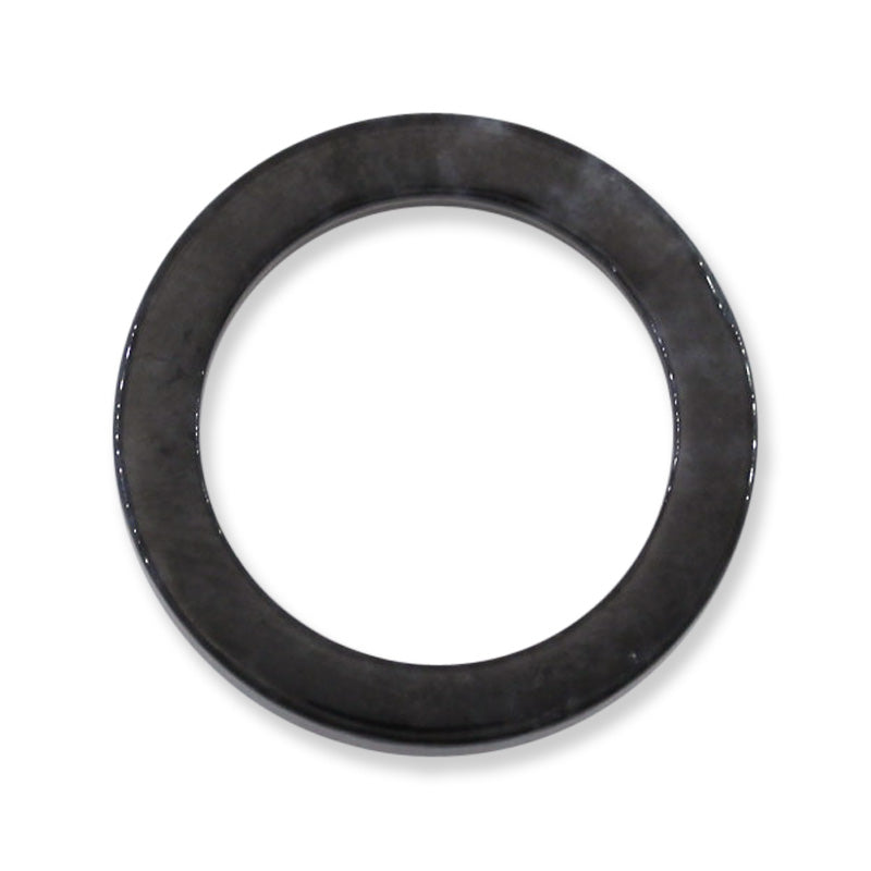 Grey Jadeite Jade Flat Band Ring | Finger Size 8 | UPC #356245