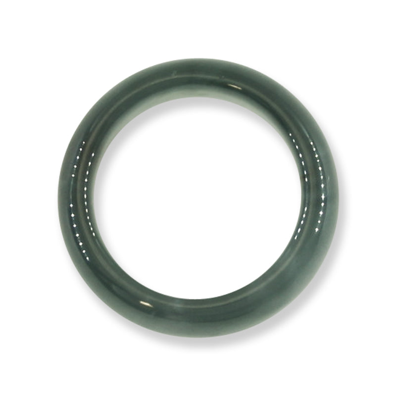 Blue Green Jadeite Jade Band Ring Finger Size 6 | UPC #395268