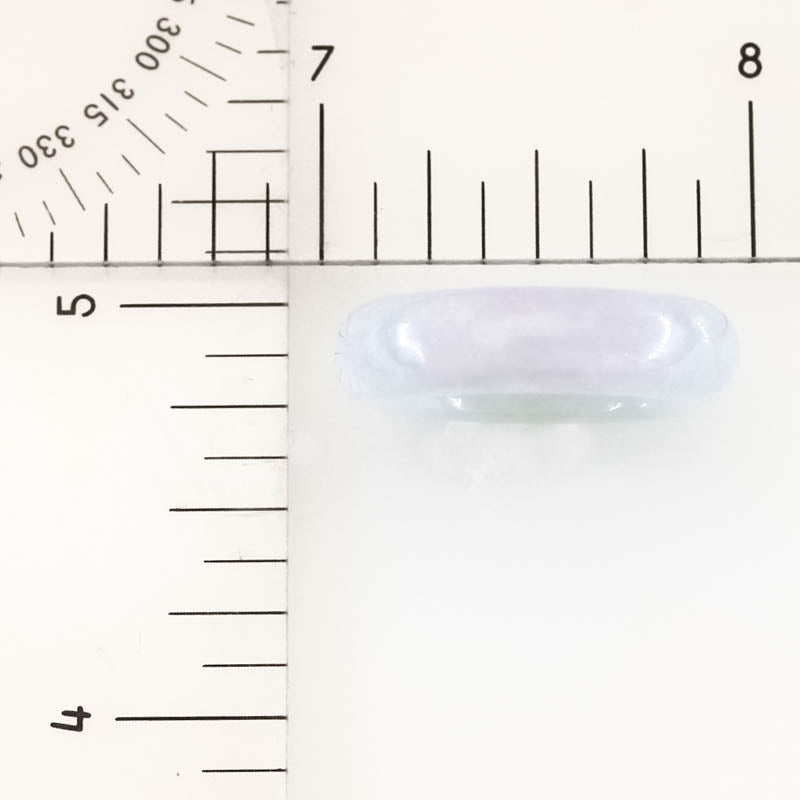 Light Lavender Jadeite Jade Band Ring Finger Size 4.75 | UPC #405011