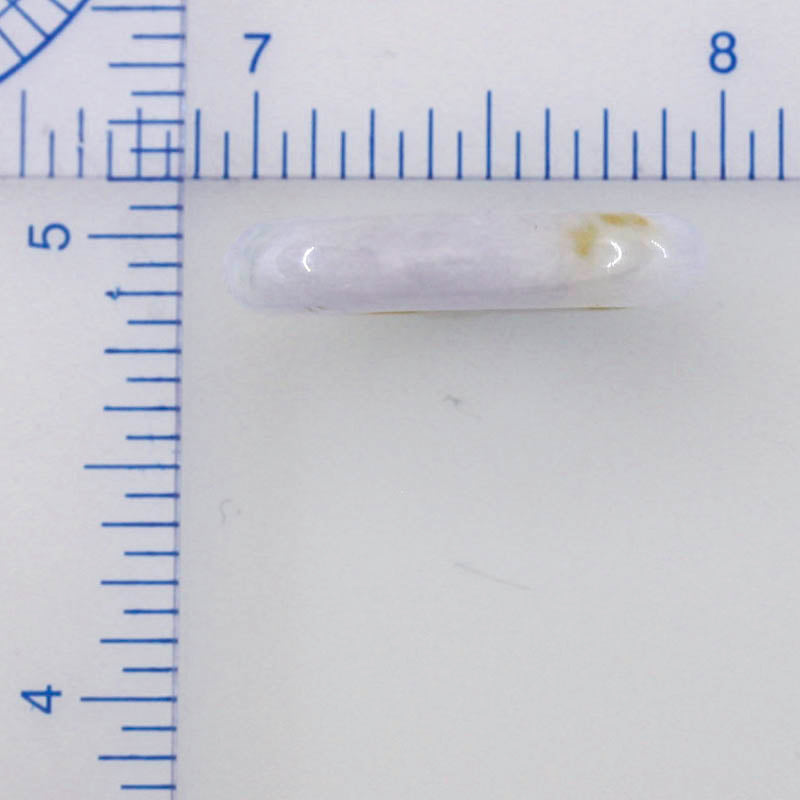 Lavender and Yellow Jadeite Jade Band Ring Various Finger Sizes| UPC #398733