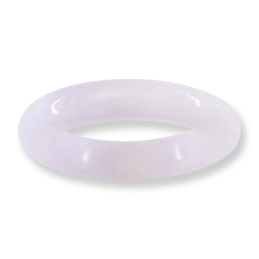 Lavender Jadeite Jade Band Ring Various Finger Sizes| UPC #356320