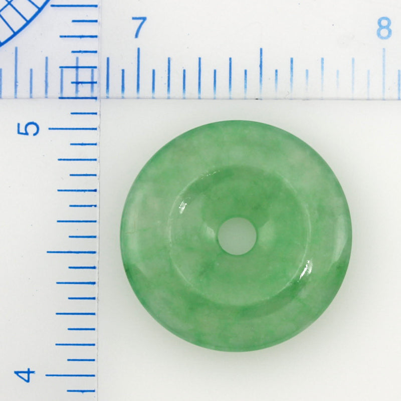 Green Jadeite Jade Loose Pi Disc for Pendant | UPC #095021
