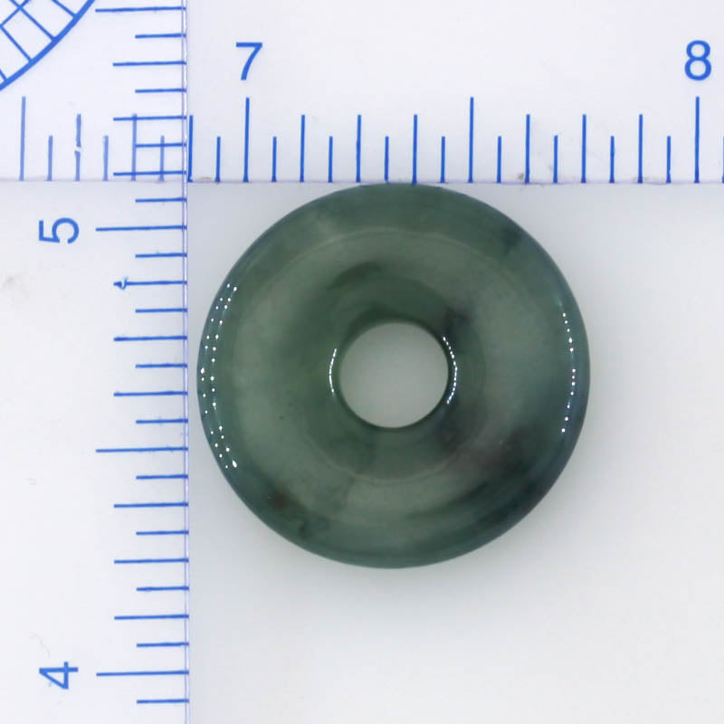 Green Jadeite Jade Loose Pi Disc Pendant | Jade Donut | UPC #265493