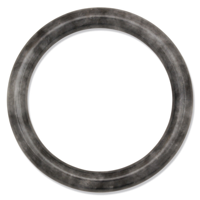 Grey Jadeite Jade Cylindrical Bangle 62.9mm | UPC #327146