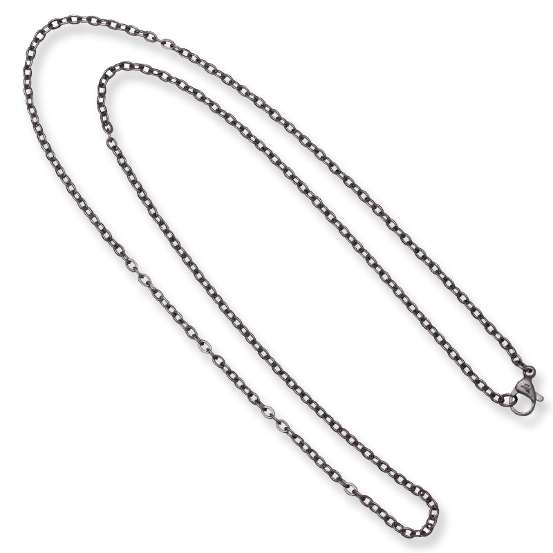 24 Inch Oxidized Steel Chain