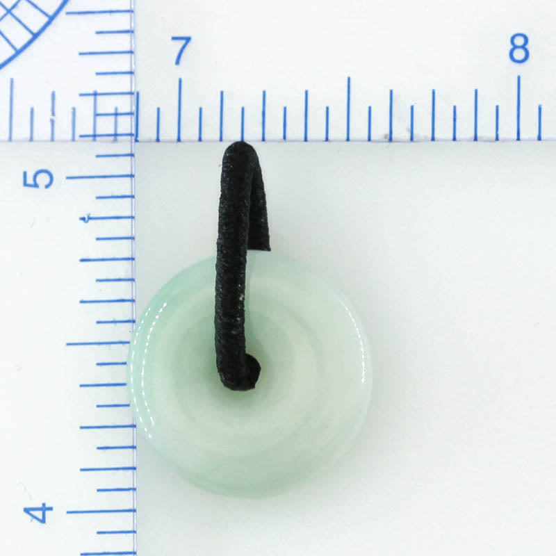 Green Jadeite Jade PI Disc Pendant | UPC #389717
