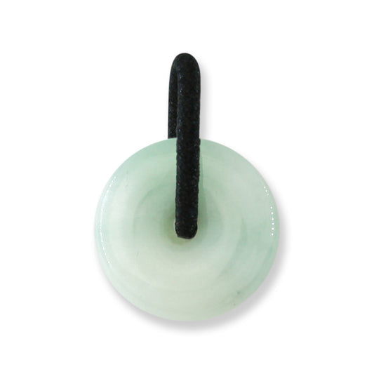 Green Jadeite Jade PI Disc Pendant | UPC #389717
