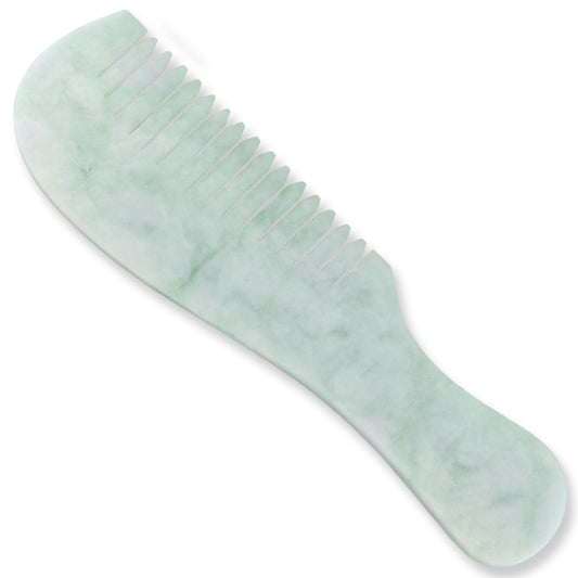 GREEN JADEITE JADE CARVED COMB UPC #394773