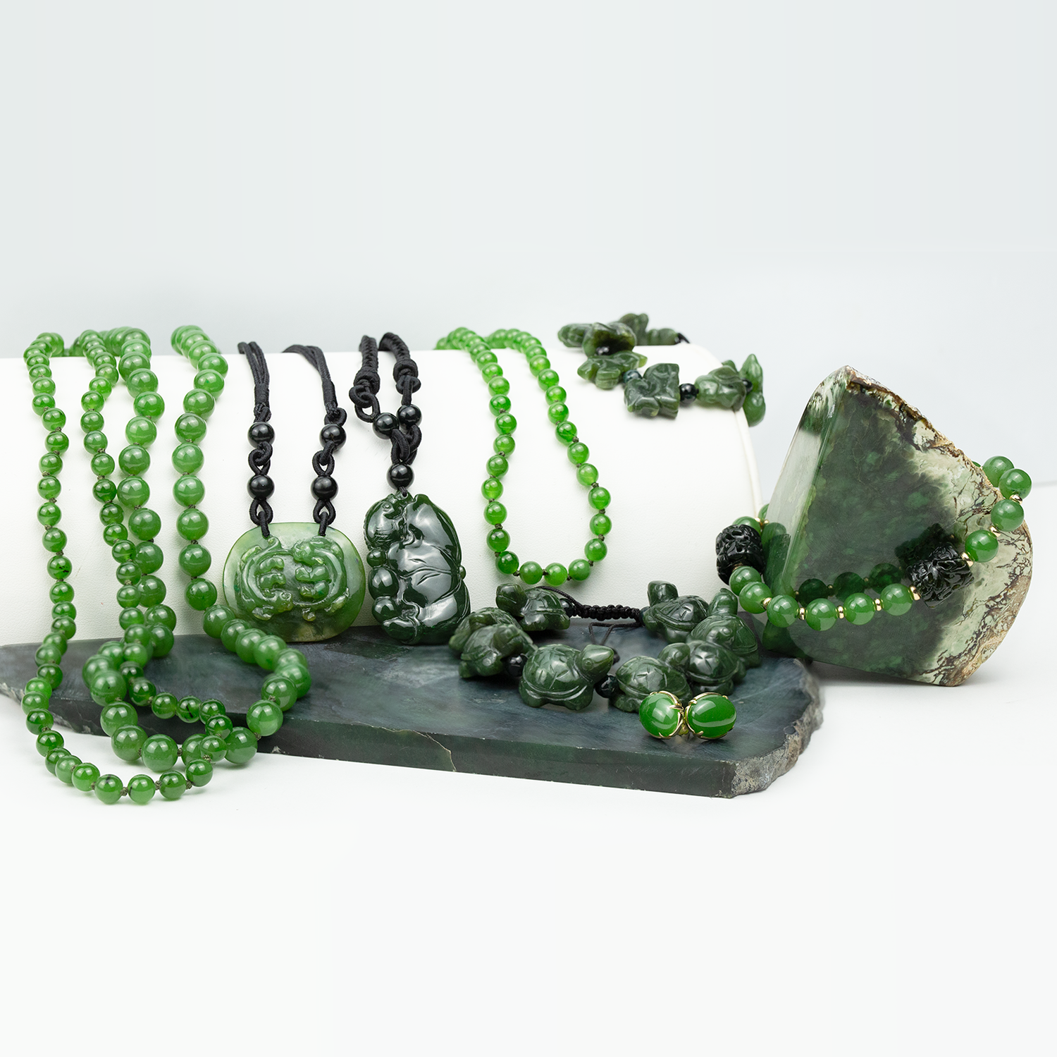 Nephrite Jade Jewelry | The Mason-Kay Nephrite Jade Collection
