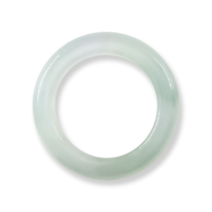 Ice Jadeite Jade Band Ring Finger Size 6.75 | UPC #404588