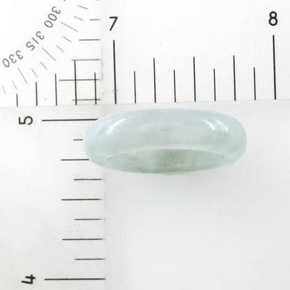 Ice Jadeite Jade Band Ring Finger Size 6.75 | UPC #404588
