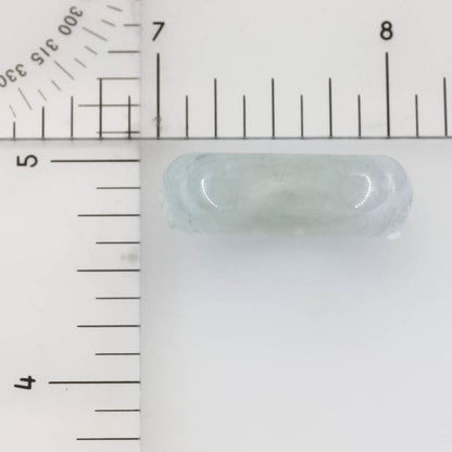 Ice Jadeite Jade Band Ring Finger Size 9 | UPC #405653