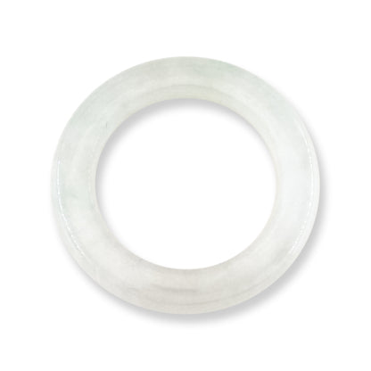 Ice Jadeite Jade Band Ring Finger Size 6.75 | UPC #405158
