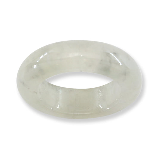 Ice Jadeite Jade Band Ring Finger Size 5.5 | UPC #404540