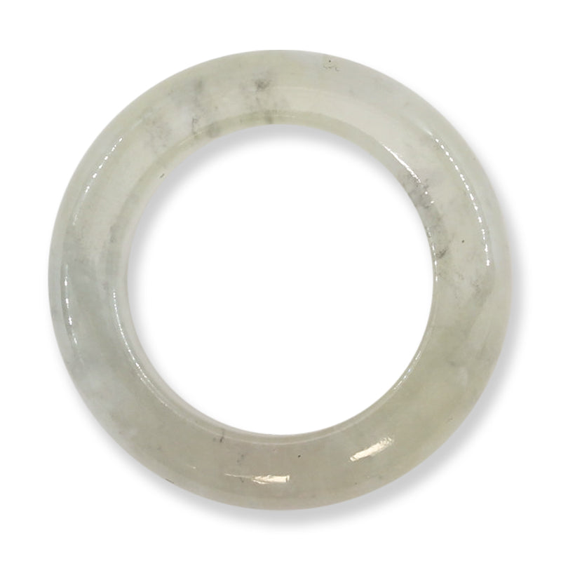 Ice Jadeite Jade Band Ring Finger Size 5.5 | UPC #404540