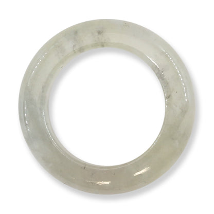 Ice Jadeite Jade Band Ring Finger Size 5.5 | UPC #404540