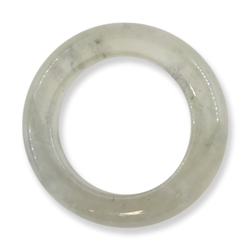 Ice Jadeite Jade Band Ring Finger Size 5.5 | UPC #404540
