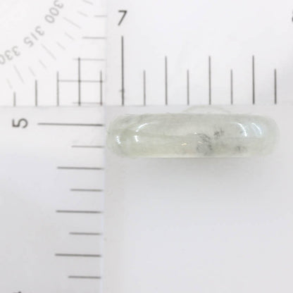 Ice Jadeite Jade Band Ring Finger Size 5.5 | UPC #404540