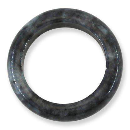 Grey Jadeite Jade Band Ring Finger Size 10 & 10.5| UPC # UPC #356238