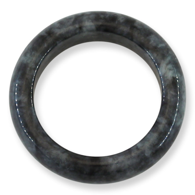 Grey Jadeite Jade Band Ring Finger Size 10 & 10.5| UPC # UPC #356238