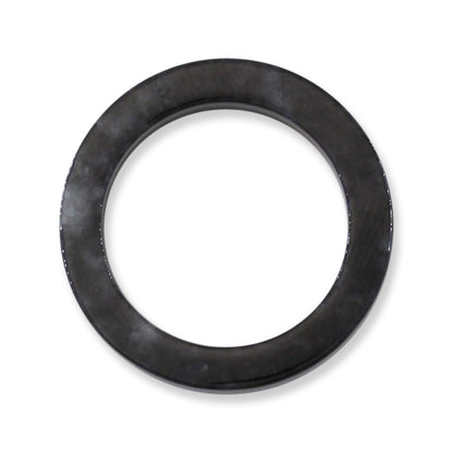 Grey Jadeite Jade Flat Band Ring | Finger Size 8 | UPC #356245