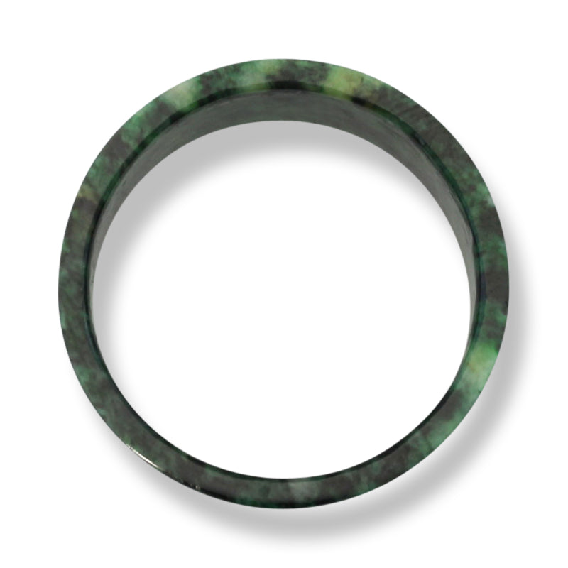 Large Solid Jade Archers Ring | Green Jadeite Jade Thumb Ring Size 16+ | UPC #365537