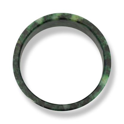 Large Solid Jade Archers Ring | Green Jadeite Jade Thumb Ring Size 16+ | UPC #365537