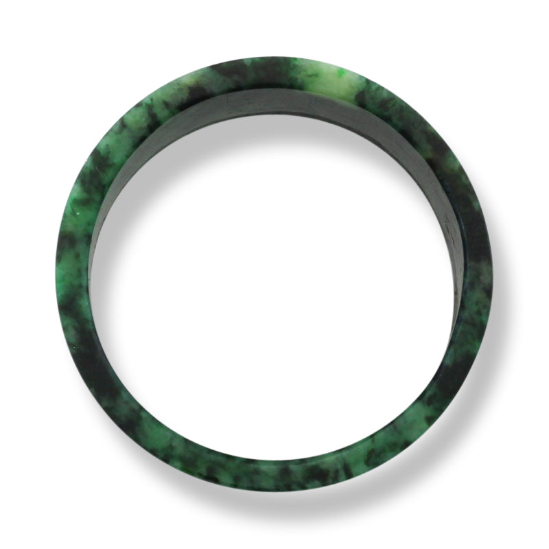 Large Solid Jade Archers Ring | Green Jadeite Jade Thumb Ring Size 16+ | UPC #365537