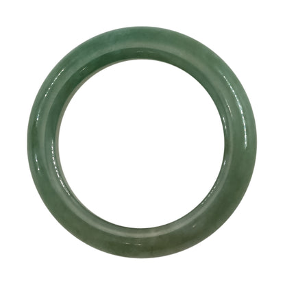 Green Jadeite Jade Band Ring Finger Size 8 | UPC #185920