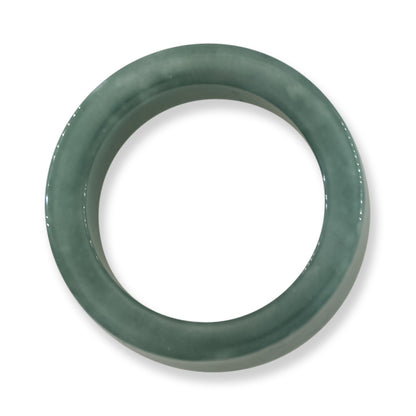 Guatemalan Blue Green Jadeite Jade Band Ring Finger Sizes 10 Thru 12.75 | UPC #395190