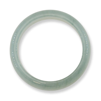 Blue Green Jadeite Jade Band Ring Finger Size 10 | UPC #395121