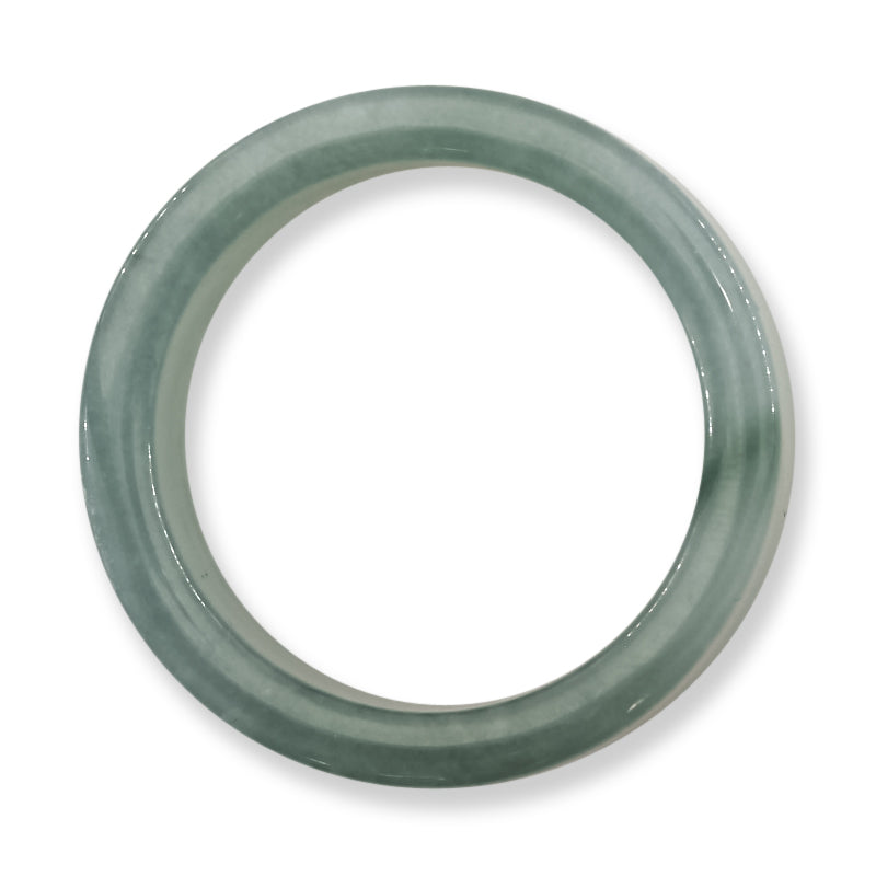 Guatemalan Blue Green Jadeite Jade Band Ring Finger Size 11.25 | UPC #395091