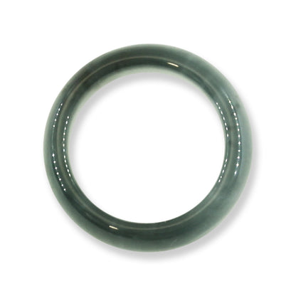 Blue Green Jadeite Jade Band Ring Finger Size 6 | UPC #395268