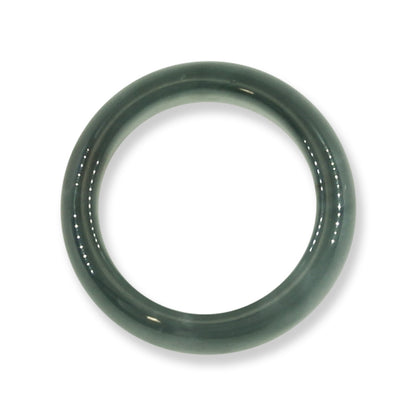 Blue Green Jadeite Jade Band Ring Finger Size 6 | UPC #395268