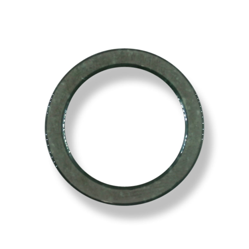 Green Jadeite Jade Flat Continuous Band Ring Size 8 | UPC #395220