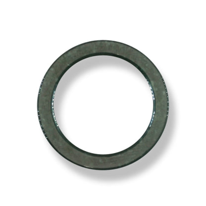 Green Jadeite Jade Flat Continuous Band Ring Size 8 | UPC #395220