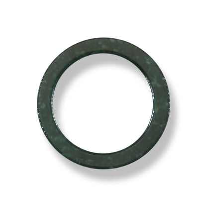 Green Jadeite Jade Flat Continuous Band Ring Size 8 | UPC #395220