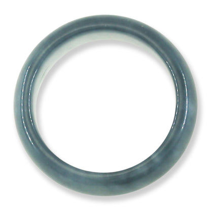 Blue Green Jadeite Jade Band Ring Finger Size 11 | UPC #398481