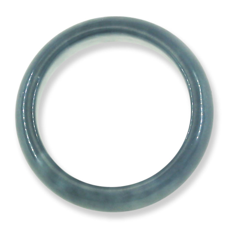 Blue Green Jadeite Jade Band Ring Finger Size 11 | UPC #398481