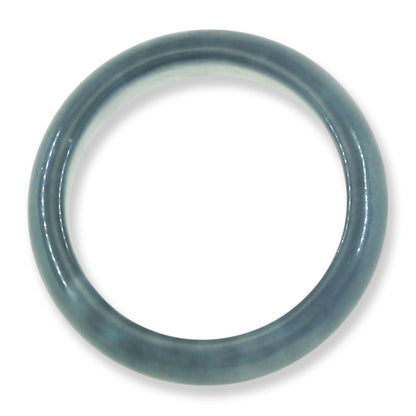 Blue Green Jadeite Jade Band Ring Finger Size 11 | UPC #398481