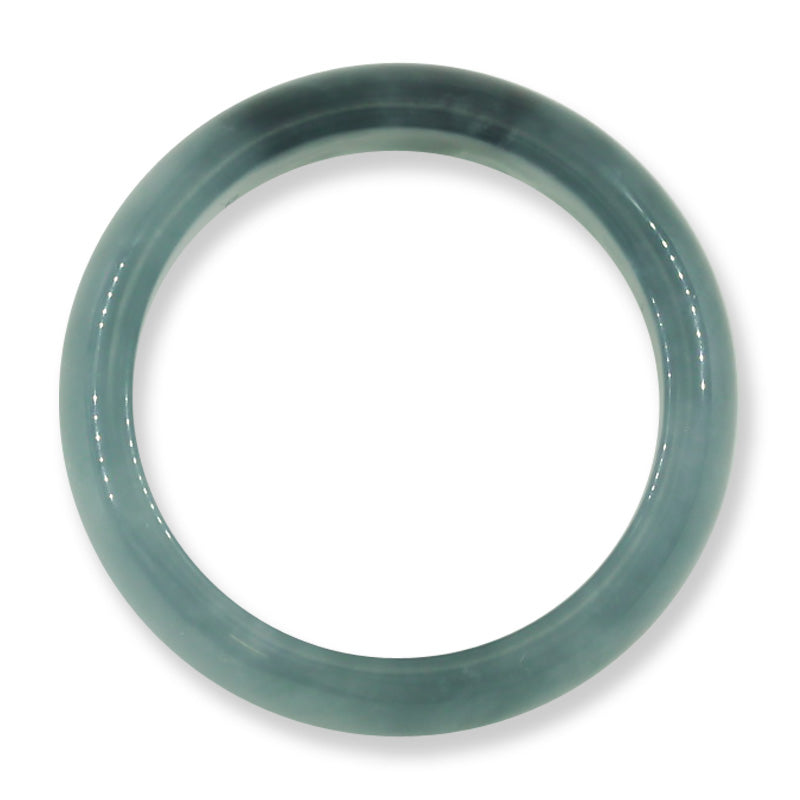 Blue Green Jadeite Jade Band Ring Finger Size 10.25 | UPC #394926