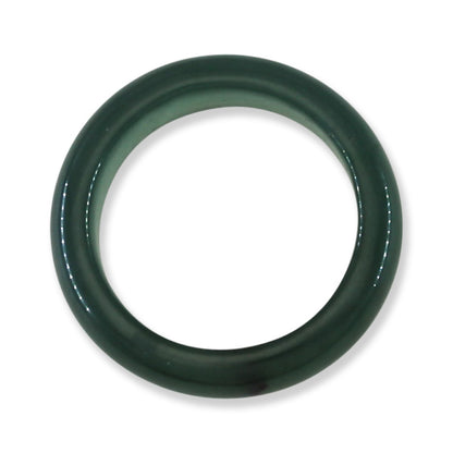 Blue Green Jadeite Jade Band Ring Finger Size 10.25 | UPC #403765