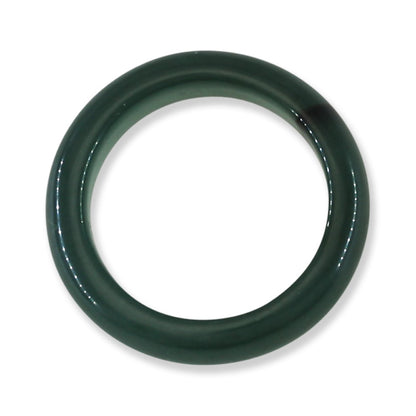Blue Green Jadeite Jade Band Ring Finger Size 10.25 | UPC #403765