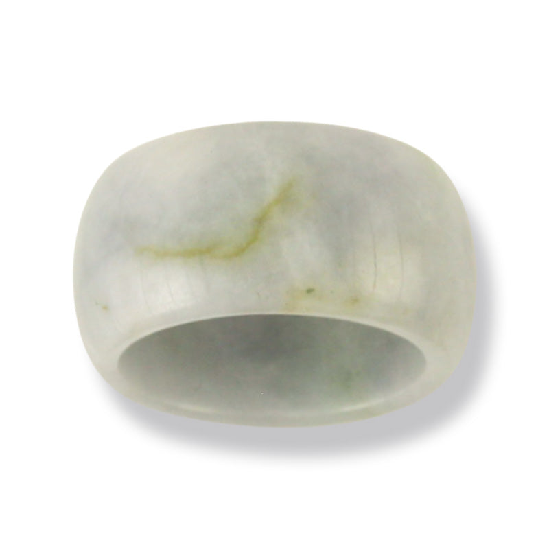 LAVENDER JADEITE JADE WIDE BAND RING SIZE 9 THROUGH 11.5 UPC #356160