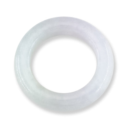 Light Lavender Jadeite Jade Band Ring Finger Size 4.75 | UPC #405011