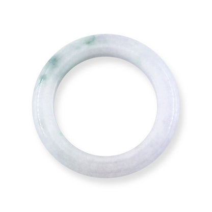 Lavender and Green Jadeite Jade Band Ring Various Finger Sizes| UPC #398726