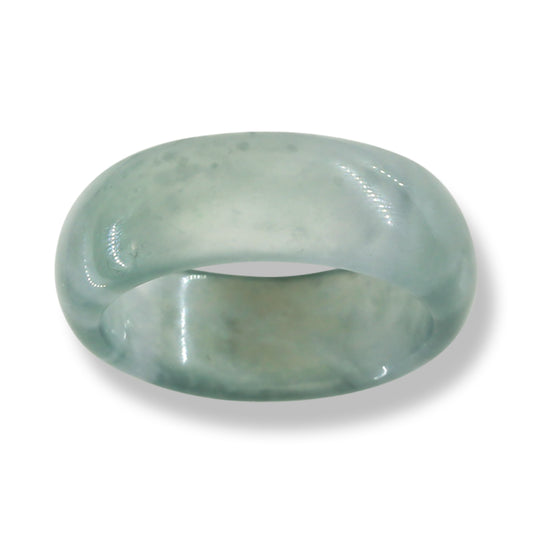 WATER JADEITE JADE BAND RING FINGER SIZE 10.25 UPC #392571