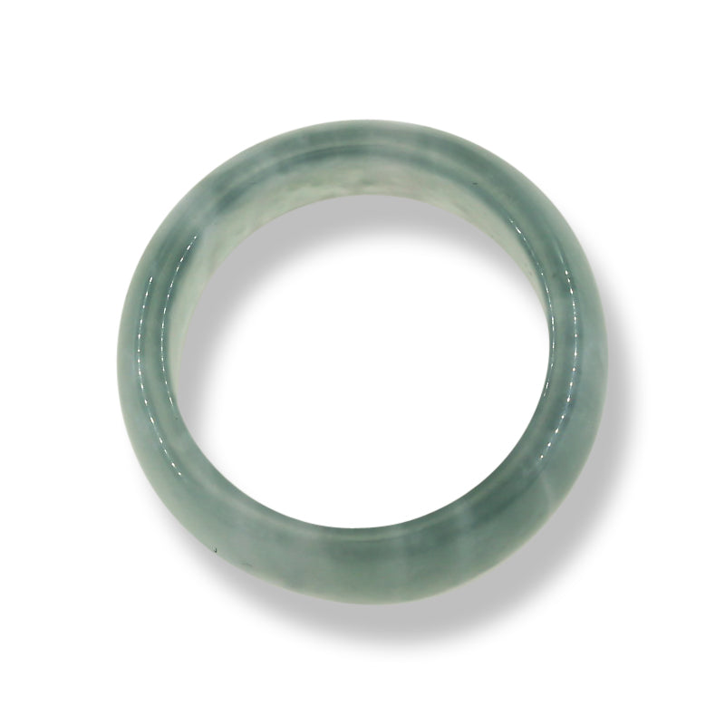 WATER JADEITE JADE BAND RING FINGER SIZE 10.25 UPC #392571
